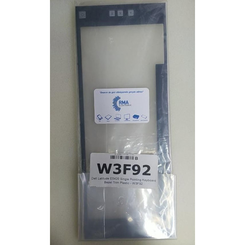 Dell OEM Latitude E5420 Single Pointing Keyboard Bezel Trim Plastic (SIFIR) - W3F92
