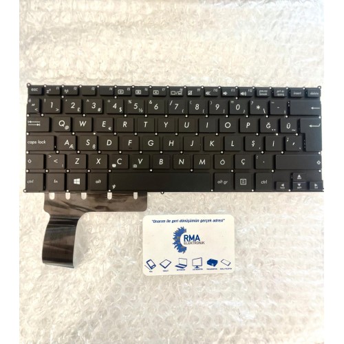 Asus VivoBook x202  0KNB0-1122TU00   Klavye Siyah Türkçe