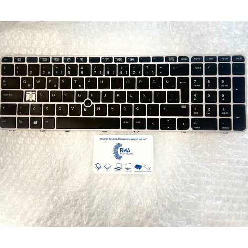 HP Elitebook  836623-001  850 G3 , 850 G4 Uyumlu Klavye 