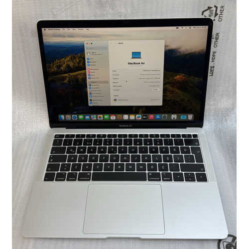 MacBook Air (Retina, 13 inç, 2019) A1932 i5-8GB-256
