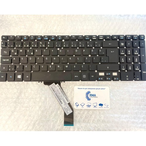 Notespare Acer ile Uyumlu  MP-11F53U4-528 , MP-11F56GB-4424W , MP-11F56TQ-442  Notebook Klavye